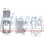 Nissens Ψυγείο λαδιού, Λάδι Κινητήρα - 90832