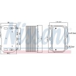 Nissens Ψυγείο λαδιού, Λάδι Κινητήρα - 90876