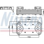 Nissens Ψυγείο λαδιού, Λάδι Κινητήρα - 90889