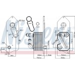 Nissens Ψυγείο λαδιού, Λάδι Κινητήρα - 90892