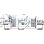 Nissens Ψυγείο λαδιού, Λάδι Κινητήρα - 90893