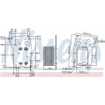 Nissens Ψυγείο λαδιού, Λάδι Κινητήρα - 90902