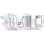 Nissens Ψυγείο λαδιού, Λάδι Κινητήρα - 90904