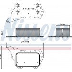 Nissens Ψυγείο λαδιού, Λάδι Κινητήρα - 90920