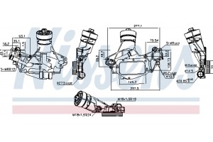 Nissens Ψυγείο λαδιού, Λάδι Κινητήρα - 90931