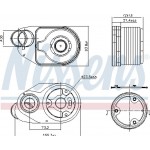 Nissens Ψυγείο λαδιού, Λάδι Κινητήρα - 90932