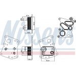 Nissens Ψυγείο λαδιού, Λάδι Κινητήρα - 90943