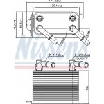 Nissens Ψυγείο λαδιού, Λάδι Κινητήρα - 90949