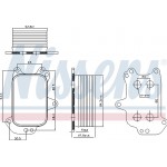 Nissens Ψυγείο λαδιού, Λάδι Κινητήρα - 90966