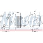 Nissens Ψυγείο λαδιού, Λάδι Κινητήρα - 90967