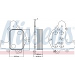 Nissens Ψυγείο λαδιού, Λάδι Κινητήρα - 90968
