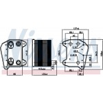 Nissens Ψυγείο λαδιού, Λάδι Κινητήρα - 90974