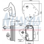 Nissens Ψυγείο λαδιού, Λάδι Κινητήρα - 90996