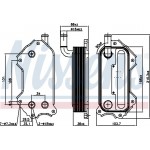 Nissens Ψυγείο λαδιού, Λάδι Κινητήρα - 91117