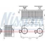 Nissens Ψυγείο λαδιού, Λάδι Κινητήρα - 91137