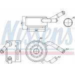 Nissens Ψυγείο λαδιού, Λάδι Κινητήρα - 91190