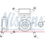 Nissens Ψυγείο λαδιού, Λάδι Κινητήρα - 91192