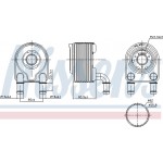 Nissens Ψυγείο λαδιού, Λάδι Κινητήρα - 91249