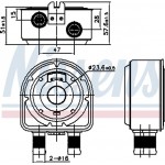 Nissens Ψυγείο λαδιού, Λάδι Κινητήρα - 91295