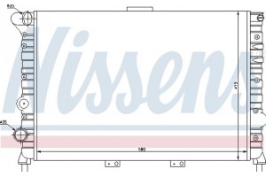 Nissens Ψυγείο, Ψύξη Κινητήρα - 60038