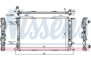 Nissens Ψυγείο, Ψύξη Κινητήρα - 60323