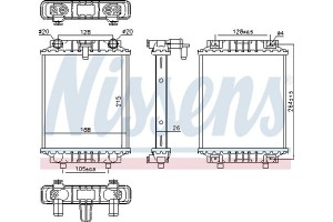 Nissens Ψυγείο, Ψύξη Κινητήρα - 60372
