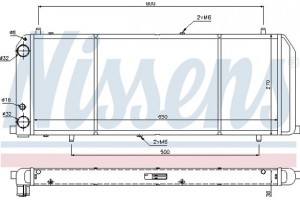 Nissens Ψυγείο, Ψύξη Κινητήρα - 604201