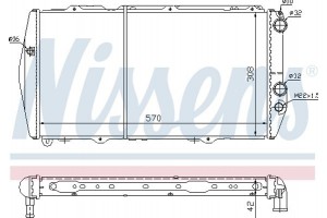 Nissens Ψυγείο, Ψύξη Κινητήρα - 604551