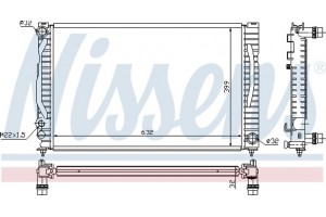 Nissens Ψυγείο, Ψύξη Κινητήρα - 60497