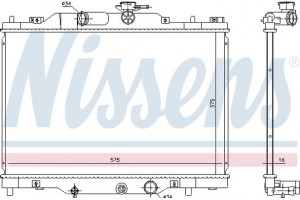 Nissens Ψυγείο, Ψύξη Κινητήρα - 606117
