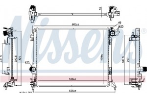 Nissens Ψυγείο, Ψύξη Κινητήρα - 606472