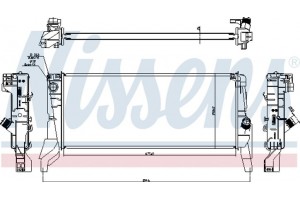 Nissens Ψυγείο, Ψύξη Κινητήρα - 606562