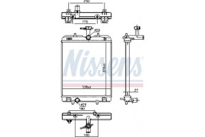 Nissens Ψυγείο, Ψύξη Κινητήρα - 606697