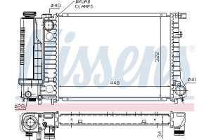 Nissens Ψυγείο, Ψύξη Κινητήρα - 60735A