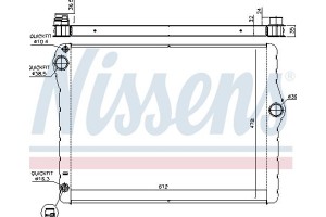 Nissens Ψυγείο, Ψύξη Κινητήρα - 60776