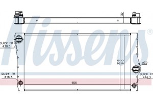 Nissens Ψυγείο, Ψύξη Κινητήρα - 60828