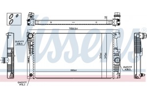 Nissens Ψυγείο, Ψύξη Κινητήρα - 60842
