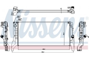 Nissens Ψυγείο, Ψύξη Κινητήρα - 60861
