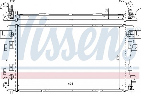 Nissens Ψυγείο, Ψύξη Κινητήρα - 609771