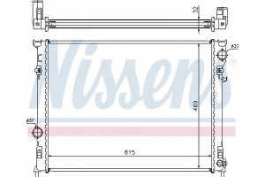 Nissens Ψυγείο, Ψύξη Κινητήρα - 61014A