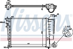Nissens Ψυγείο, Ψύξη Κινητήρα - 613671
