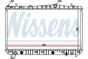 Nissens Ψυγείο, Ψύξη Κινητήρα - 61634