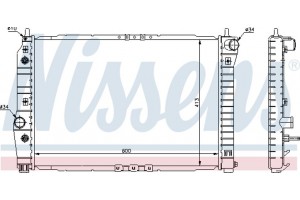 Nissens Ψυγείο, Ψύξη Κινητήρα - 61637