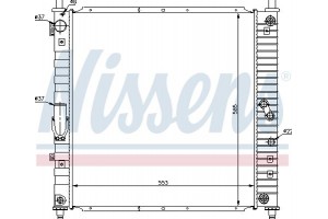 Nissens Ψυγείο, Ψύξη Κινητήρα - 61643