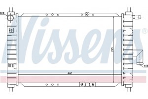 Nissens Ψυγείο, Ψύξη Κινητήρα - 61646