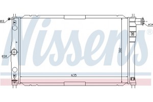 Nissens Ψυγείο, Ψύξη Κινητήρα - 61654