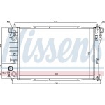 Nissens Ψυγείο, Ψύξη Κινητήρα - 61699