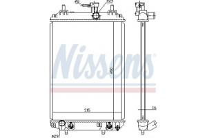 Nissens Ψυγείο, Ψύξη Κινητήρα - 617547