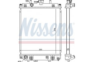 Nissens Ψυγείο, Ψύξη Κινητήρα - 617552