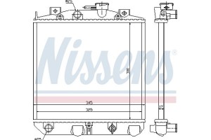 Nissens Ψυγείο, Ψύξη Κινητήρα - 61757